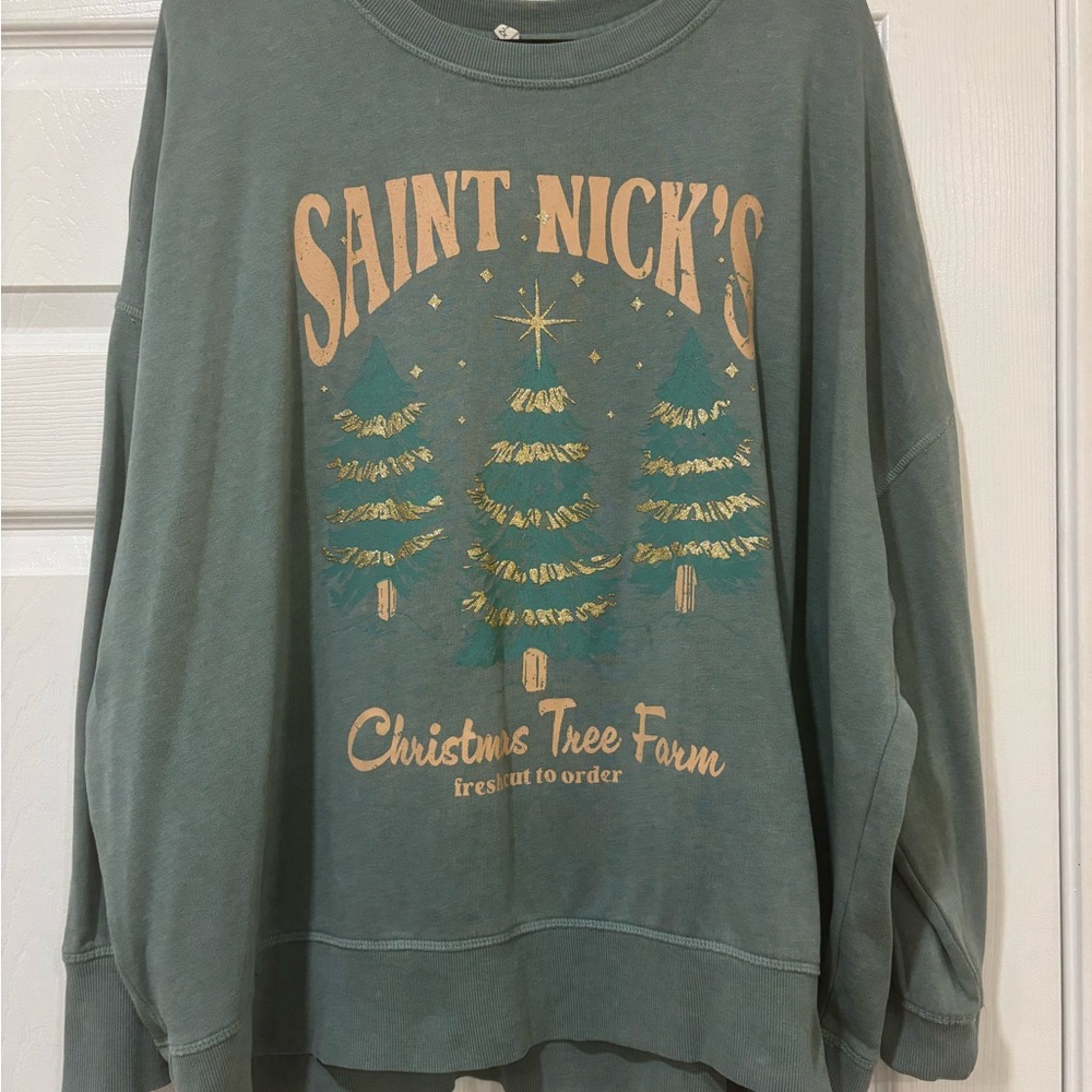 Maurices Teal Sweatshirt